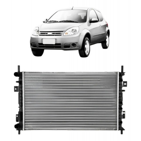 Radiador Para Ford Ka/ Fiesta 2008 A 2011 Sem Ar Manual