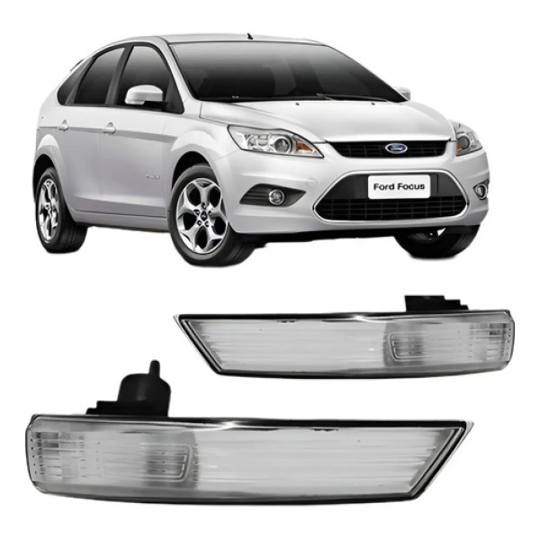 Par Pisca Espelho Retrovisor Focus 2009 2010 2011 2012 2013
