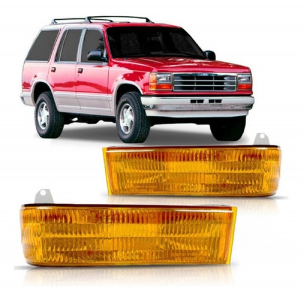 Pisca Lanterna Ford Explorer 91 92 93 94 Inferior Ambar