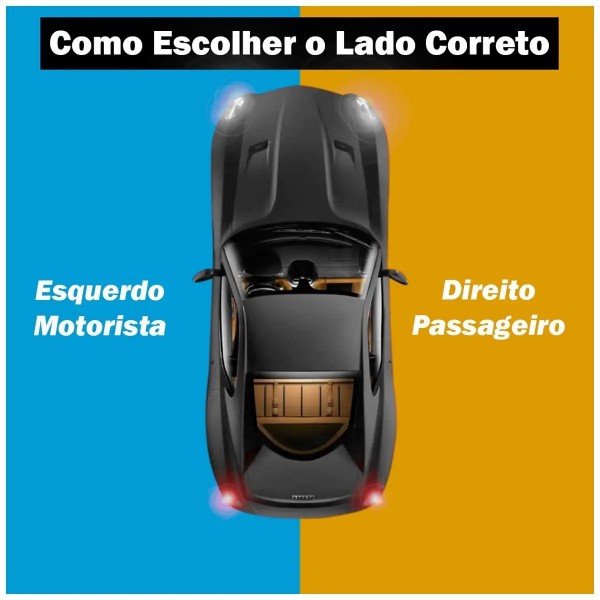 Pisca Seta Escort Xr3 1993 1994 1995 Cristal Modelo Original