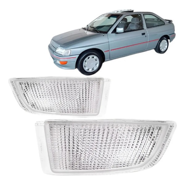 Par Pisca Seta Escort Xr3 1993 1994 1995 Cristal C/ Garantia
