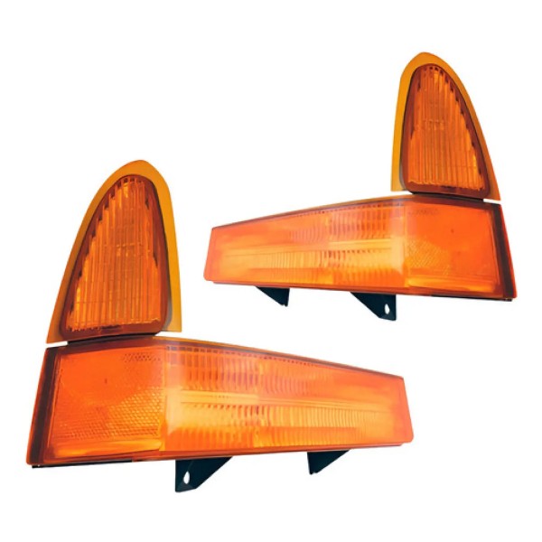 Par Pisca Seta F250 F350 1999 2000 01 02 03 2004 2005 Âmbar