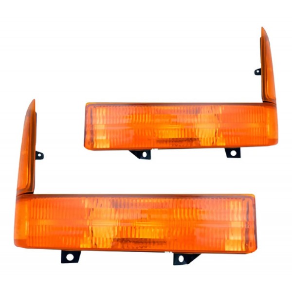 Par Pisca Seta F250 F350 1999 2000 01 02 03 2004 2005 Âmbar
