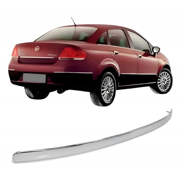 Friso Parachoque Traseiro Linea 2008 2009 A 2016 Esquerdo Prateado Direito