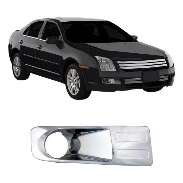 Moldura Milha Fusion 2007 A 2009 Cromada