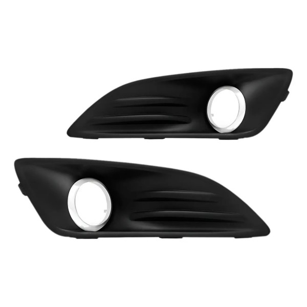 Grade Milha Aro Cromado New Fiesta 2013 2014 2015 2016 Preto Esquerdo