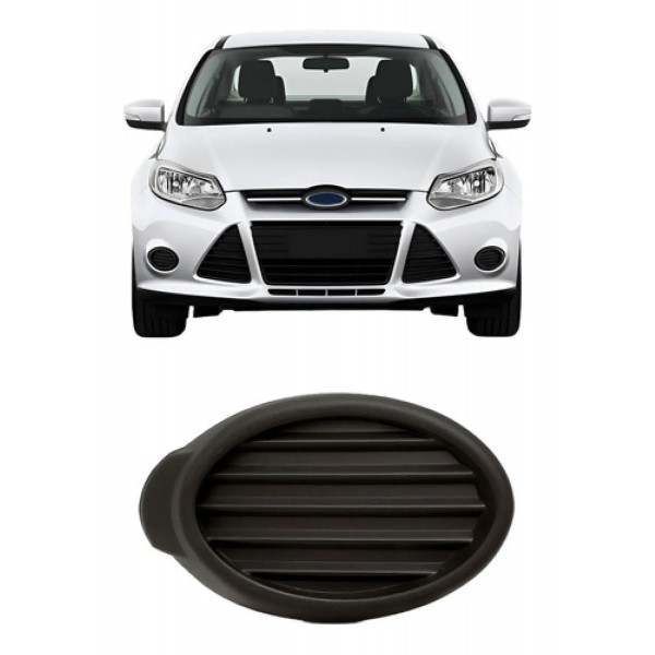 Moldura Farol Milha Focus 2014 2015 Sem Furo