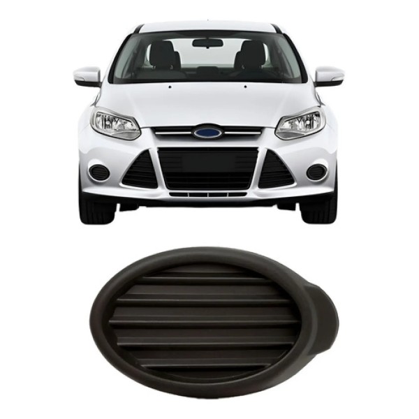 Moldura Farol Milha Focus 2014 2015 Sem Furo