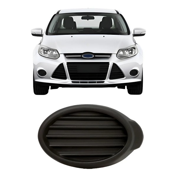 Moldura Farol Milha Focus 2014 2015 Sem Furo