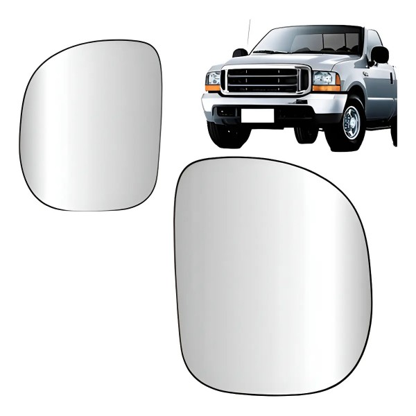 Par Lente Retrovisor Ford F250 1999 00 01 02 03 04