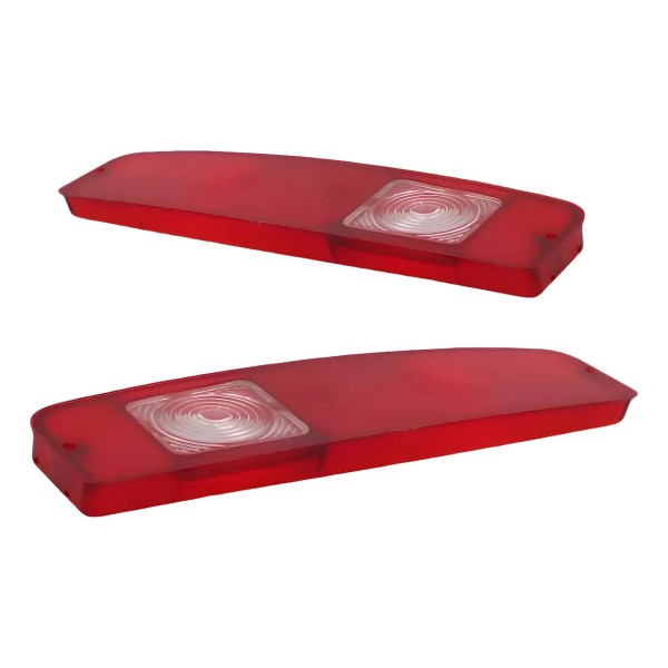 Par Lente Sinaleira Traseira Ford Pampa 1981 1982 1983 1984 Vermelho
