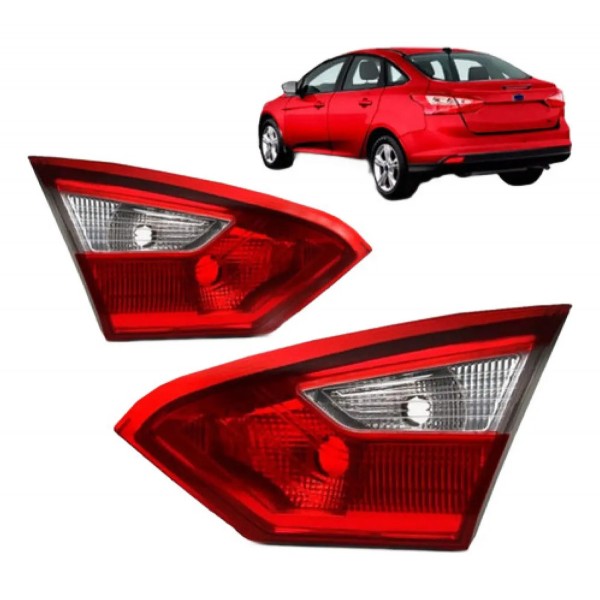 Par Lanterna Porta Mala Traseira Focus Sedan 2014 2015