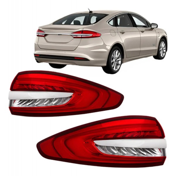 Par Lanterna Traseira Para Ford Fusion 2017 2018 2019