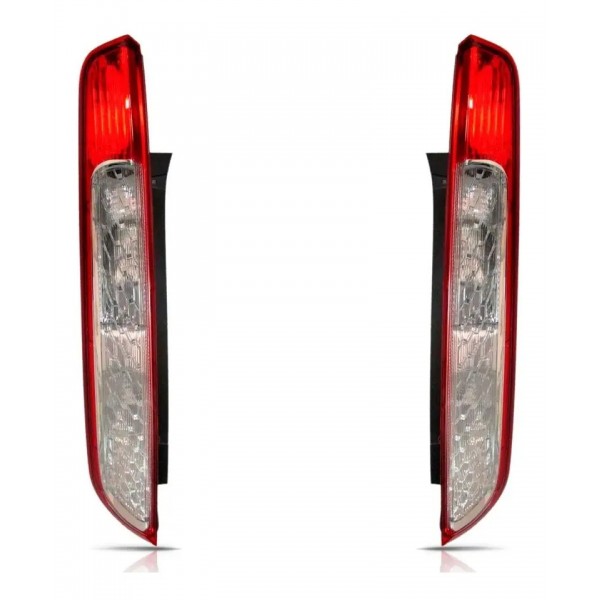 Par Lanterna Traseira Focus Hatch 2009 2010 2011 2012 2013 Bicolor