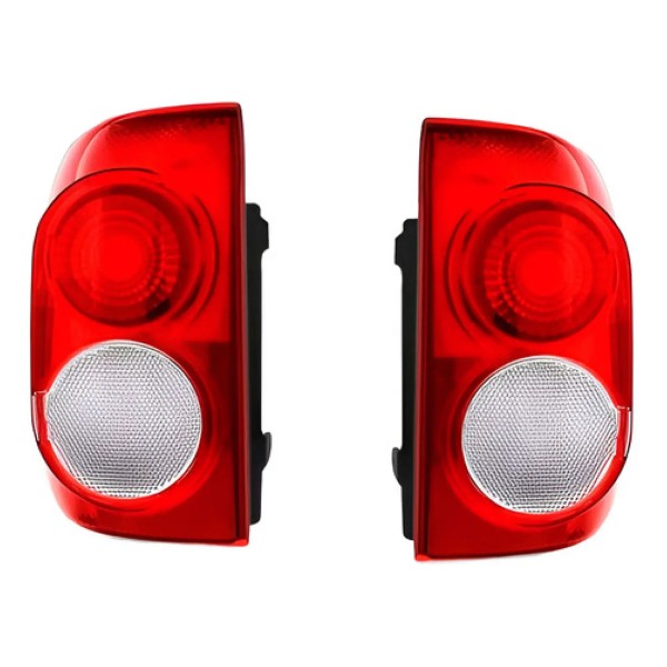 Par Lanterna Traseira Ecosport Xlt / Xl 2008 A 2012 Cristal