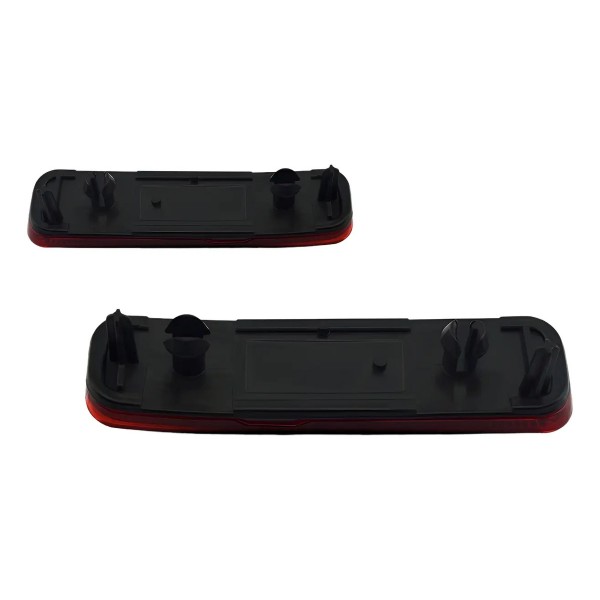 Par Lanterna Refletor Traseiro Fiesta Sedan 2010 2011 A 2014 Ambos Lados Vermelho