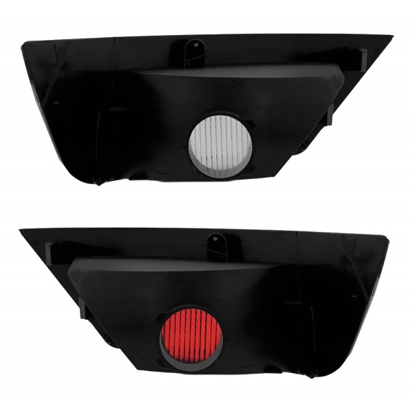 Par Lanterna Refletor Ford Focus 2008 2009 2010 2011 Ambos Lados Vermelho Cristal