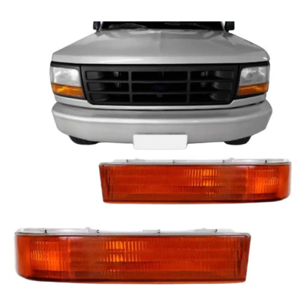 Par Pisca Seta Ford F1000 1997 1998 1999 Ambar Âmbar