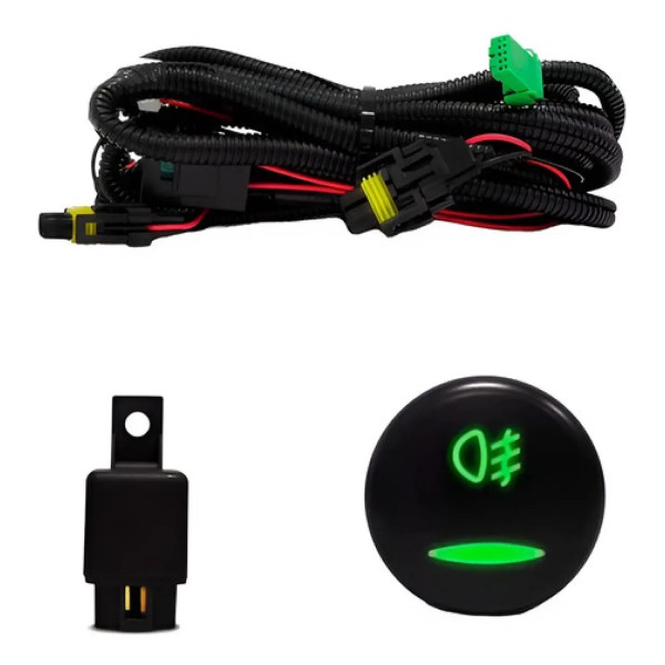 Kit Farol Milha Auxiliar Neblina Ka 2012 À 2014 Com Grade