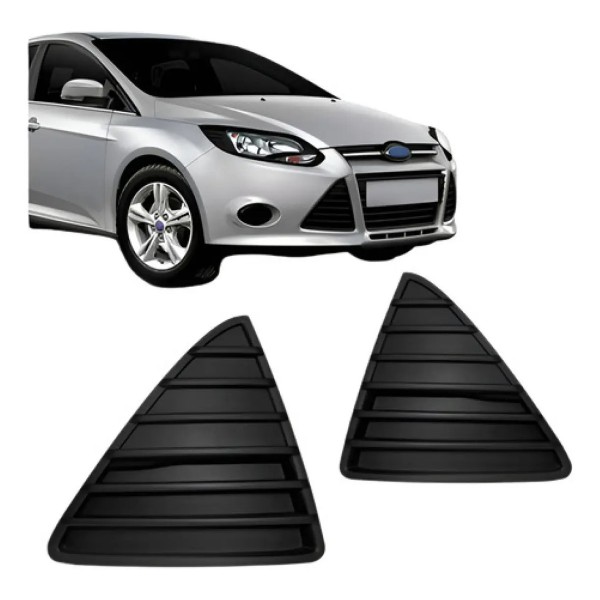 Par Grade Moldura Parachoque Dianteiro Focus 14 2015 Oferta