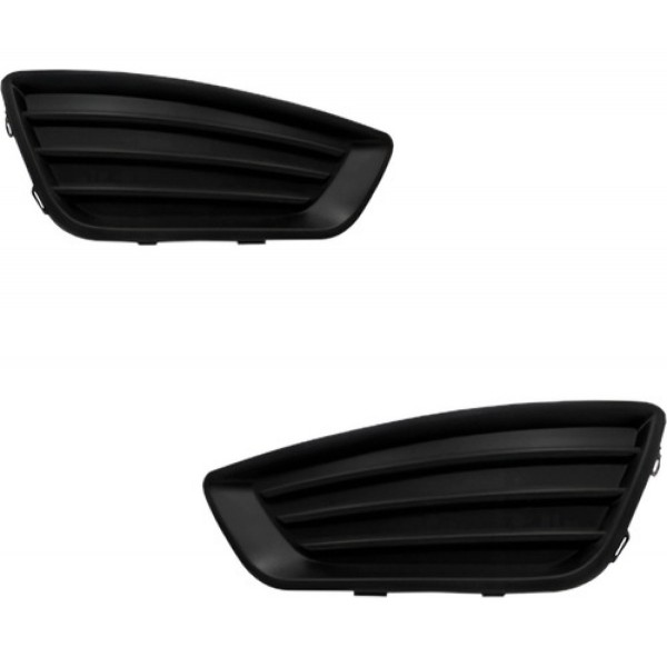 Par Grade Moldura Parachoque Focus S 2015 2016 2017 S/ Furo Preto