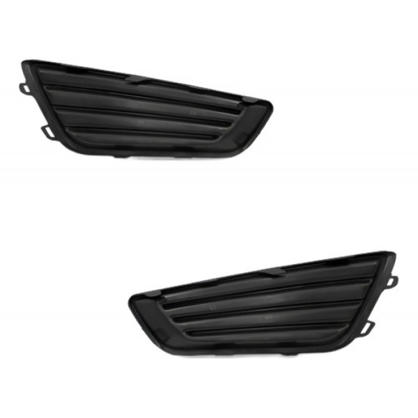 Par Grade Moldura Parachoque Focus Se 2015 2016 2017 S/furo Preto