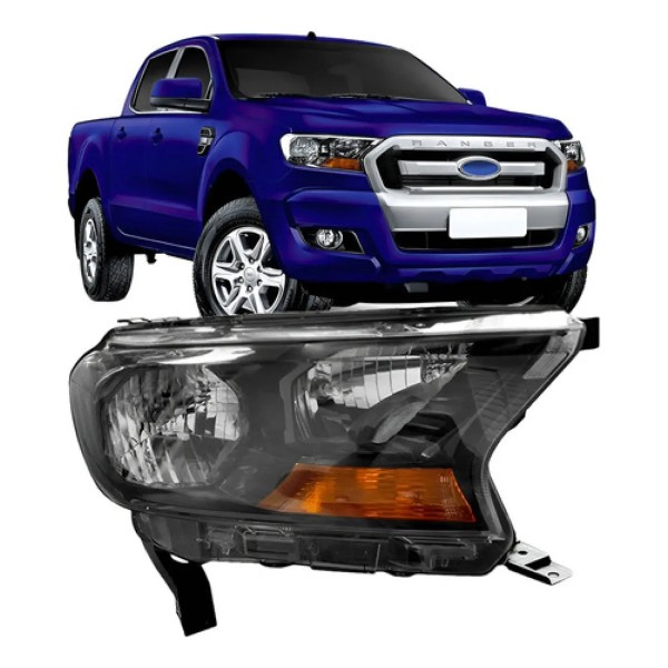 Farol Ranger 2016 2017 2018 2019 Máscara Negra C Pisca Âmb