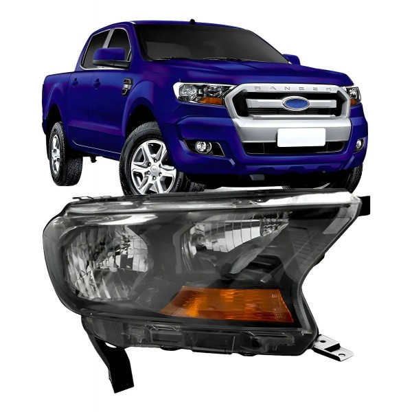 Farol Ranger 2016 2017 2018 2019 Máscara Negra C Pisca Âmb