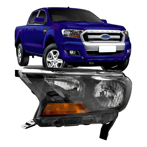 Farol Ranger 2016 2017 2018 2019 Máscara Negra C Pisca Âmb