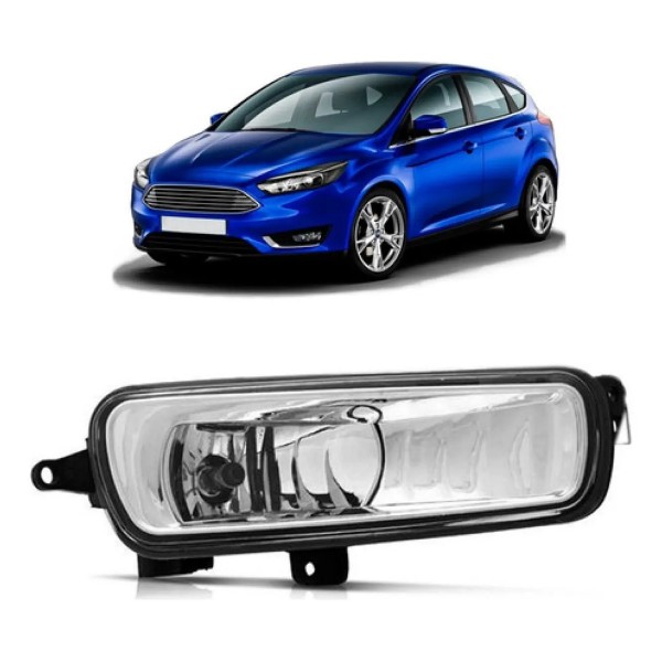 Farol Milha Auxiliar Focus 2016 A 2017 Lente Acrilico