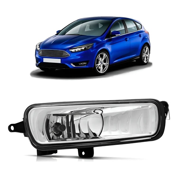 Farol Milha Auxiliar Focus 2016 A 2017 Lente Acrilico