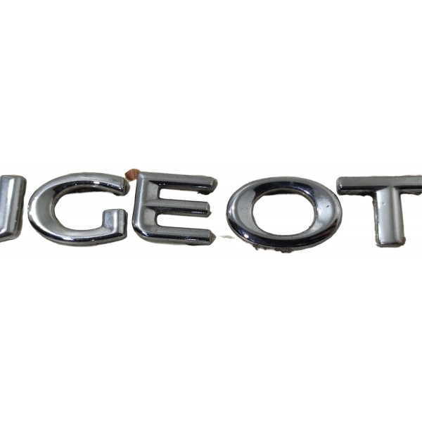 Emblema Tampa Traseira Peugeot 308 2012 A 2018 Autocolante Cromado