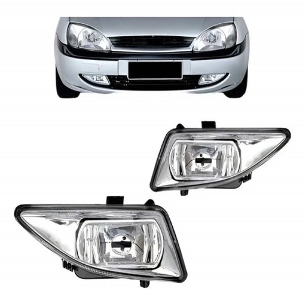Par Farol Milha Auxiliar Fiesta Street 2000 A 2002 Oferta