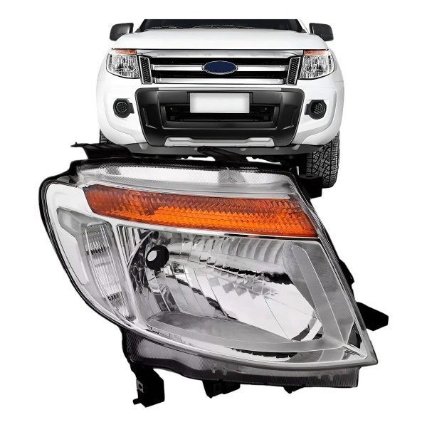 Farol Ranger 2013 2014 2015 2016 Manual Cromado