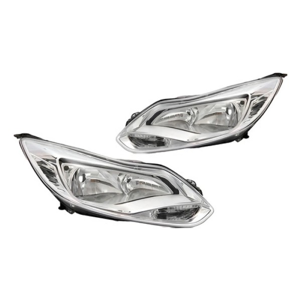 Par Farol Cromado Focus 2014 2015