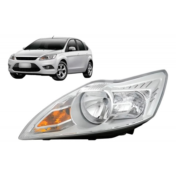 Farol Focus 2009 2010 2011 2012 Foco Duplo Cromado