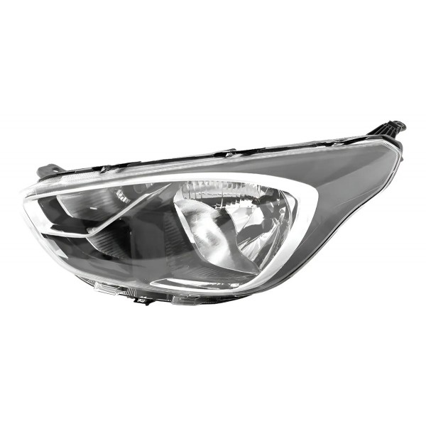 Farol Cromado/preto Manual Ka 2019 2020 2021 2022