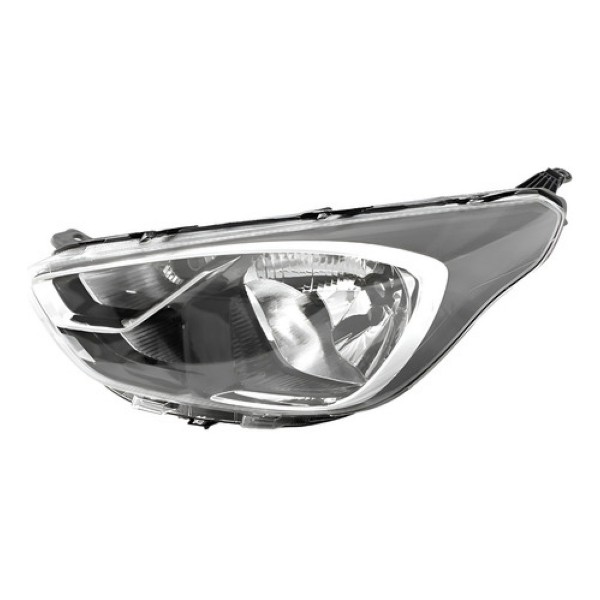 Farol Cromado/preto Manual Ka 2019 2020 2021 2022
