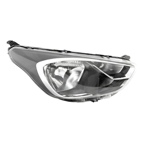 Farol Cromado/preto Manual Ka 2019 2020 2021 2022