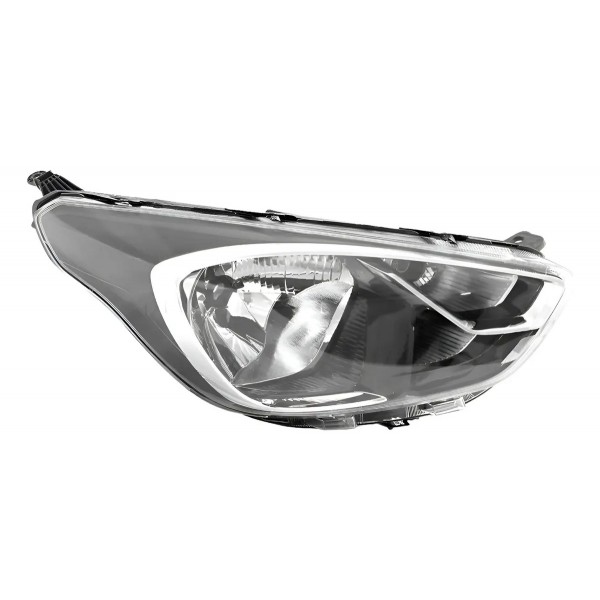 Farol Cromado/preto Manual Ka 2019 2020 2021 2022