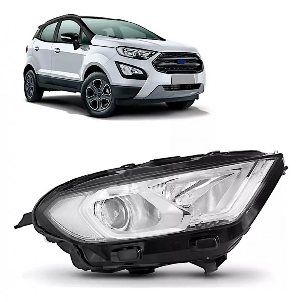 Farol Ecosport 2018 A 2021 Manual Com Led Projetor Xénon Di Direito