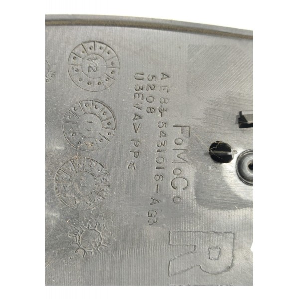 Acabamento Soleira Traseira Direita New Fiesta 2011 A 2017 Preto