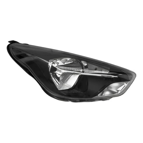 Farol Para Ford Ka 2019 2020 2021 2022 Mascara Negra Manual