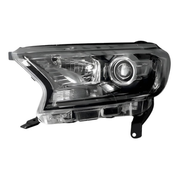 Farol Ranger 2016 2017 2018 2019 Cromado Com Pisca Cristal