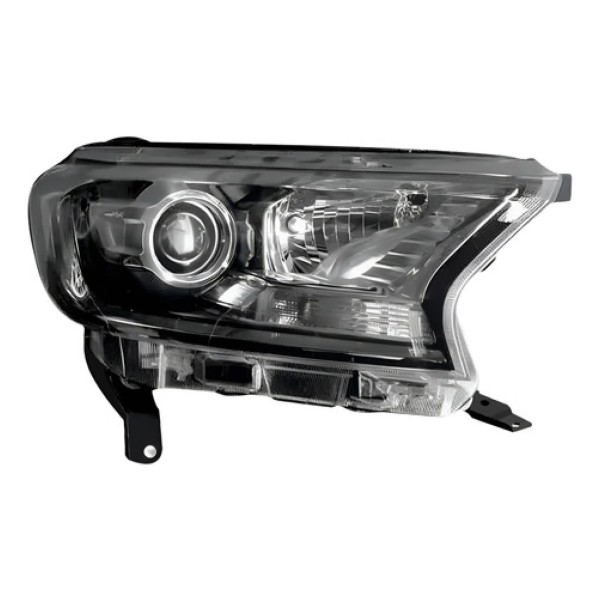 Farol Ranger 2016 2017 2018 2019 Cromado Com Pisca Cristal