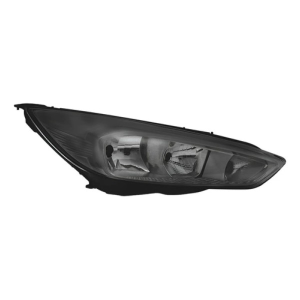 Farol Focus 2016 2017 2018 2019 Mascara Negra Sem Led