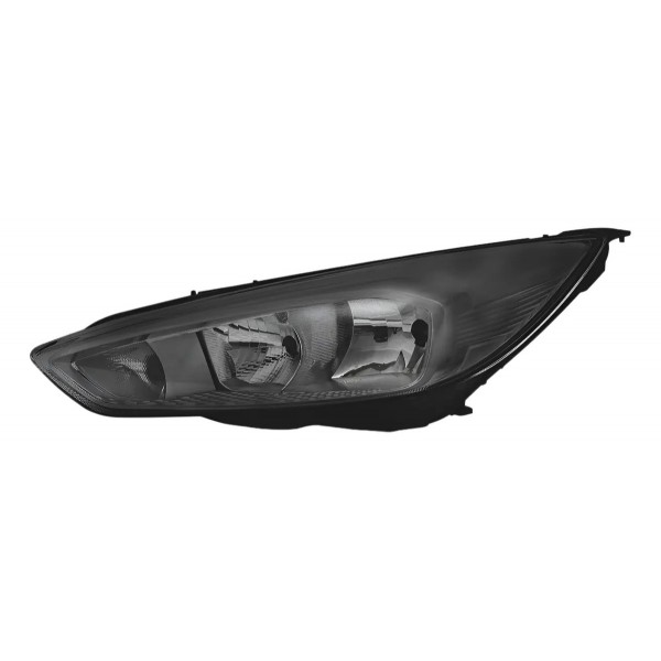 Farol Focus 2016 2017 2018 2019 Mascara Negra Sem Led