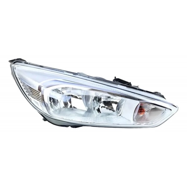 Farol Focus 2015 A 2017 Eletrico Cromado S/led C/projetor