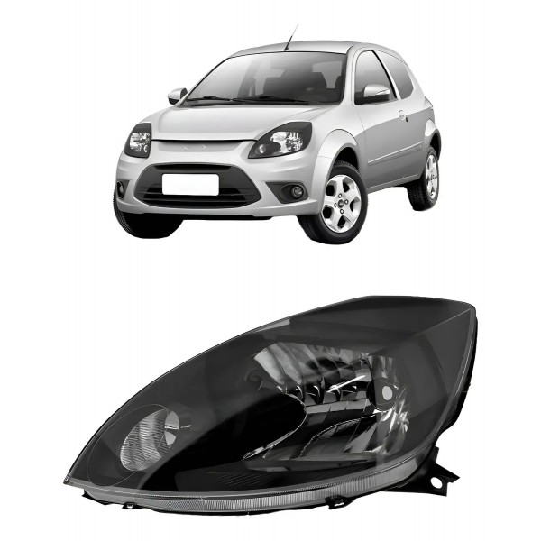 Farol Ka 2008 2009 2010 2011 2012 Manual Mascara Negra