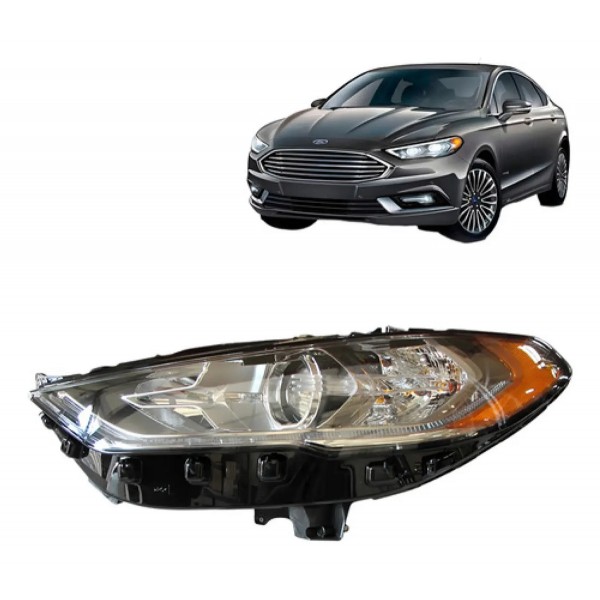 Farol Fusion 2017 2018 2019 Sel/flex Manual C/ Led
